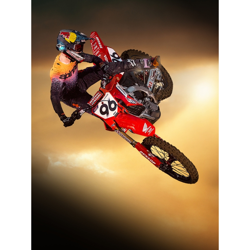 Alpinestars Supertech piiratud väljaande Black Hole motokrossisärk must