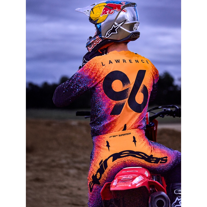 Alpinestars Supertech piiratud väljaande Black Hole motokrossisärk must