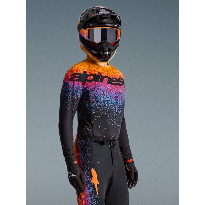 Alpinestars Supertech piiratud väljaande Black Hole motokrossisärk must