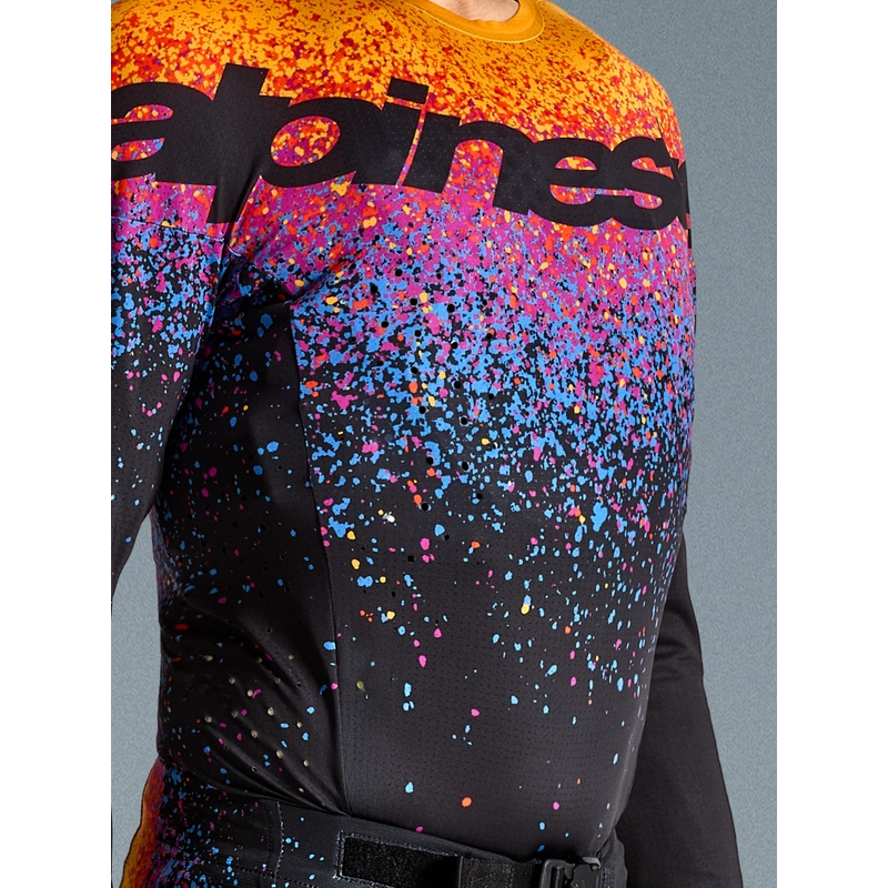 Alpinestars Supertech piiratud väljaande Black Hole motokrossisärk must