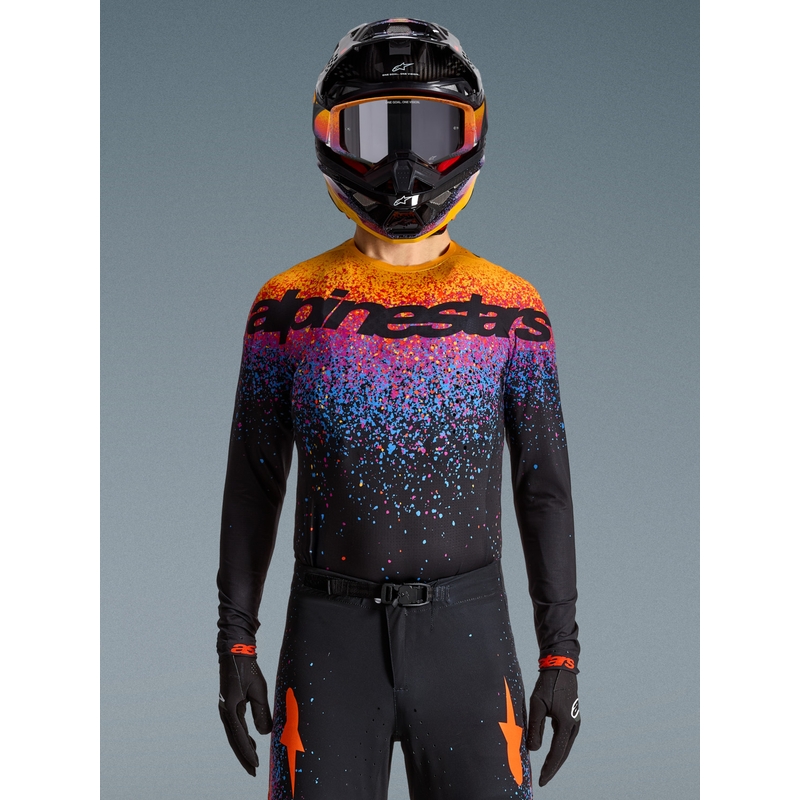 Alpinestars Supertech piiratud väljaande Black Hole motokrossisärk must