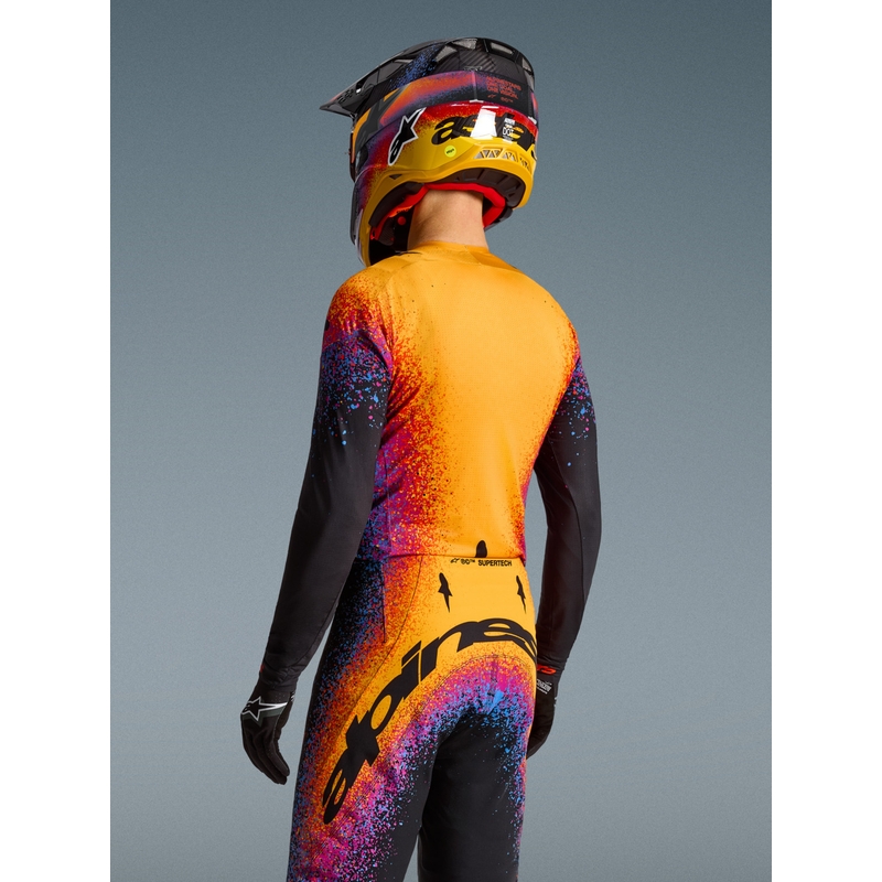 Alpinestars Supertech piiratud väljaande Black Hole motokrossisärk must