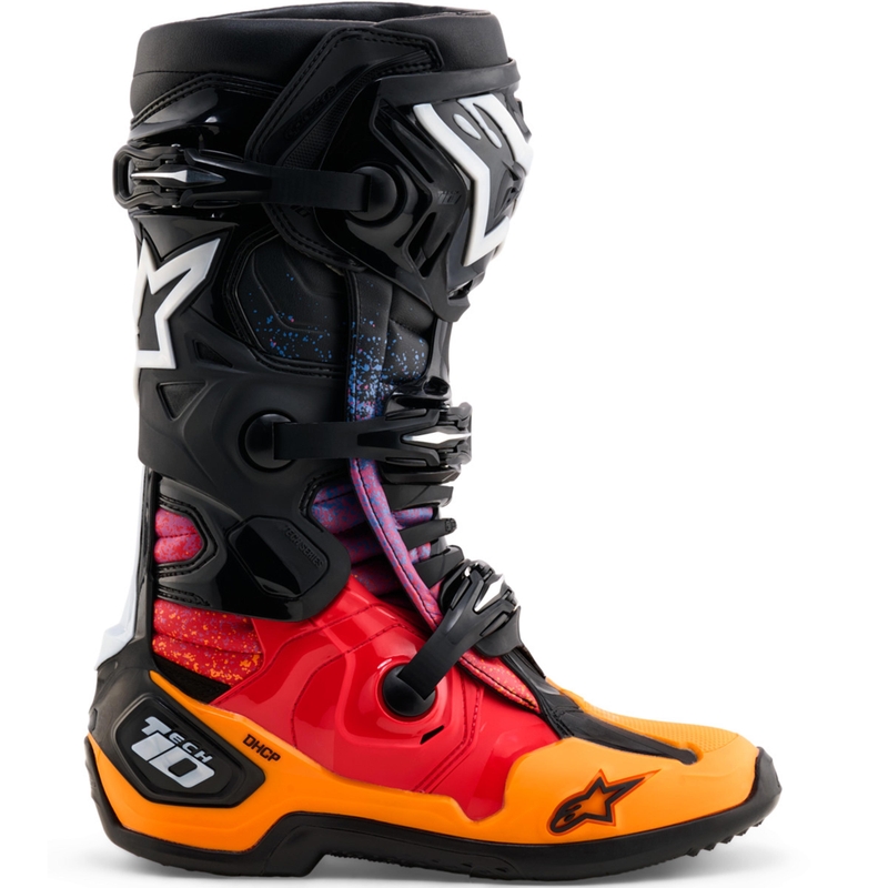 Alpinestars Tech 10 Limited Edition Black Hole mootorrattasaapad mustad