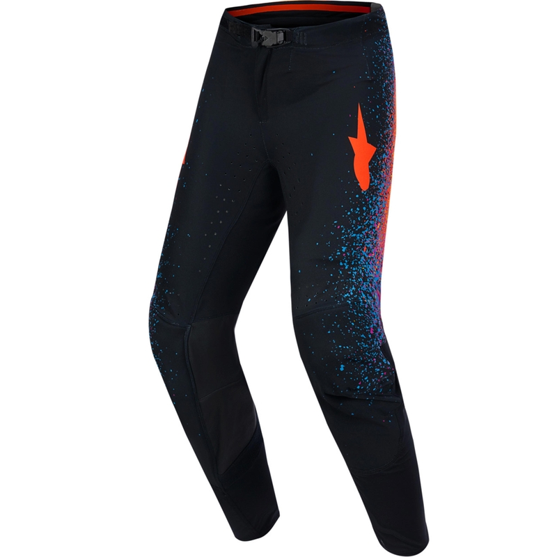 Alpinestars Supertech Limited Edition musta auguga motokrossipüksid - mustad