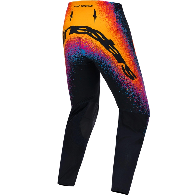Alpinestars Supertech Limited Edition musta auguga motokrossipüksid - mustad