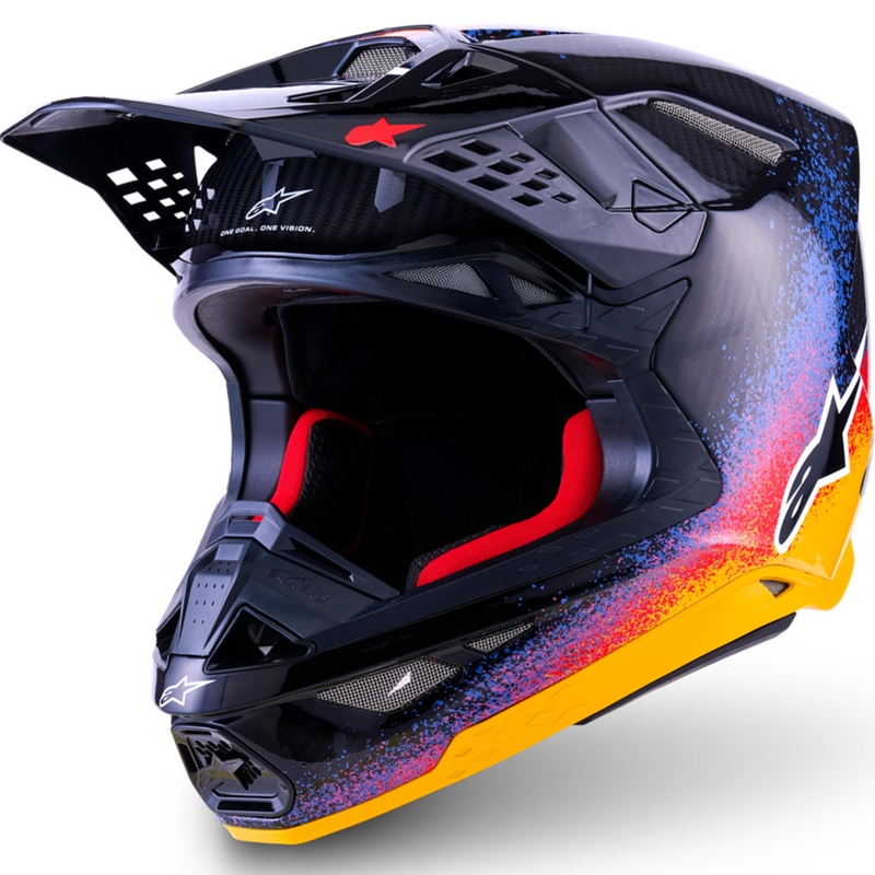 Alpinestars Supertech S-M10 piiratud väljaande motokrossikiiver Black Hole, must