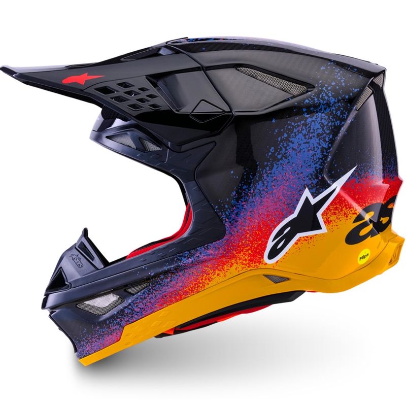 Alpinestars Supertech S-M10 piiratud väljaande motokrossikiiver Black Hole, must