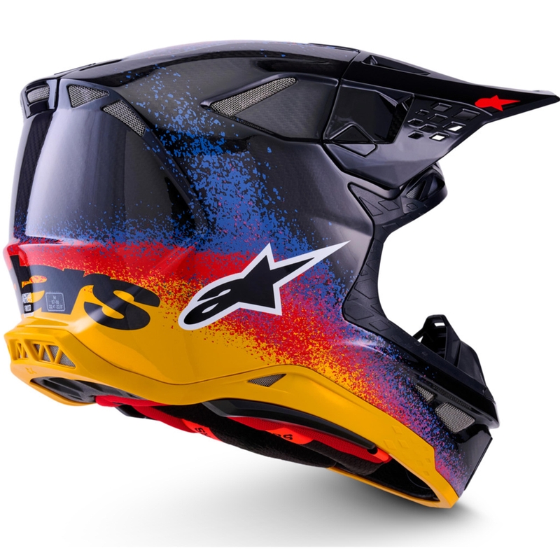 Alpinestars Supertech S-M10 piiratud väljaande motokrossikiiver Black Hole, must
