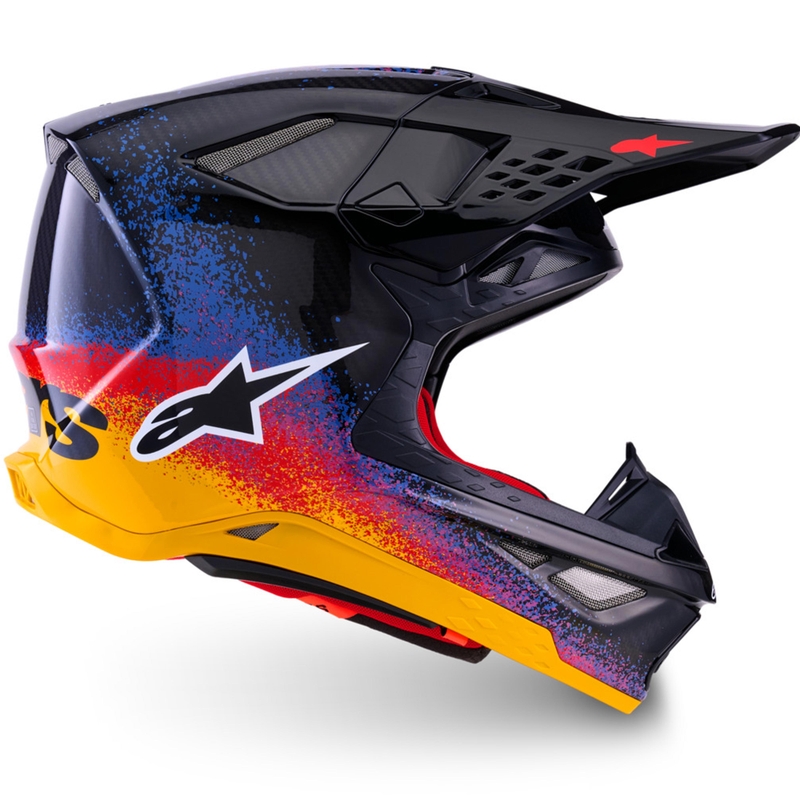 Alpinestars Supertech S-M10 piiratud väljaande motokrossikiiver Black Hole, must