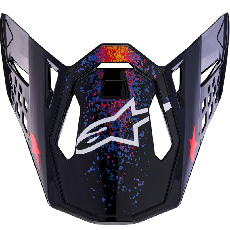 Alpinestars Supertech S-M10 piiratud väljaande Black Hole mootorrattakiivri visiir, must