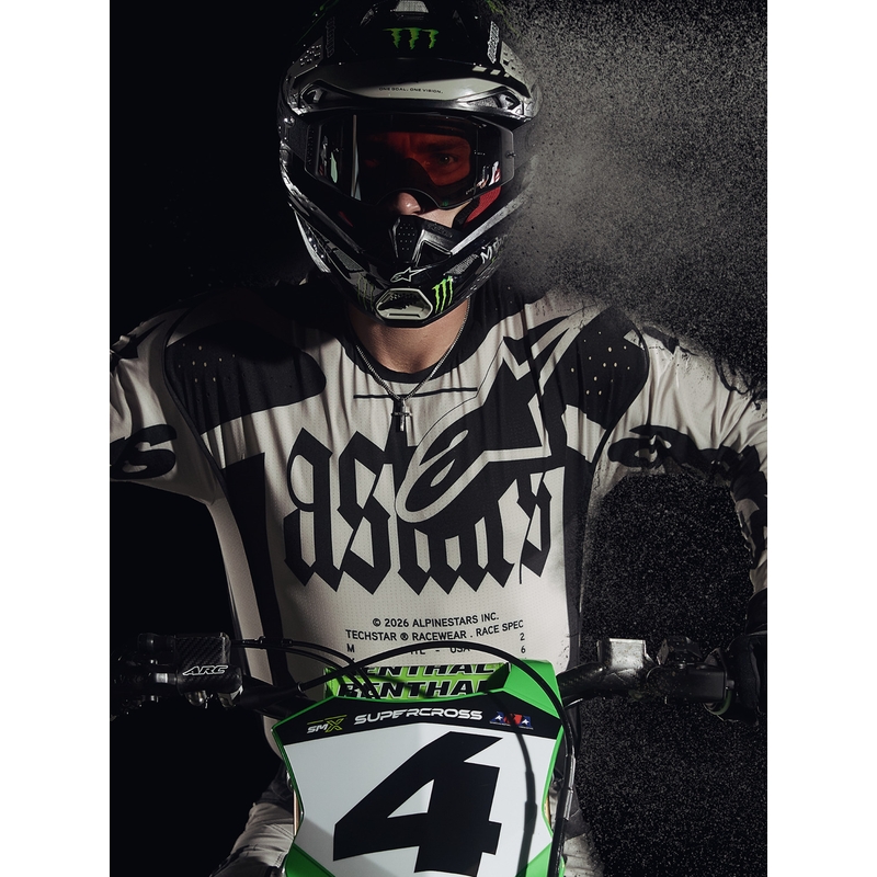 Alpinestars Techstar piiratud väljaande motokrossisärk Wolf Dust liiva-must