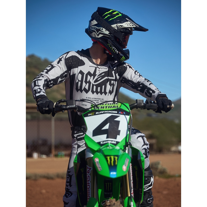 Alpinestars Techstar piiratud väljaande motokrossisärk Wolf Dust liiva-must