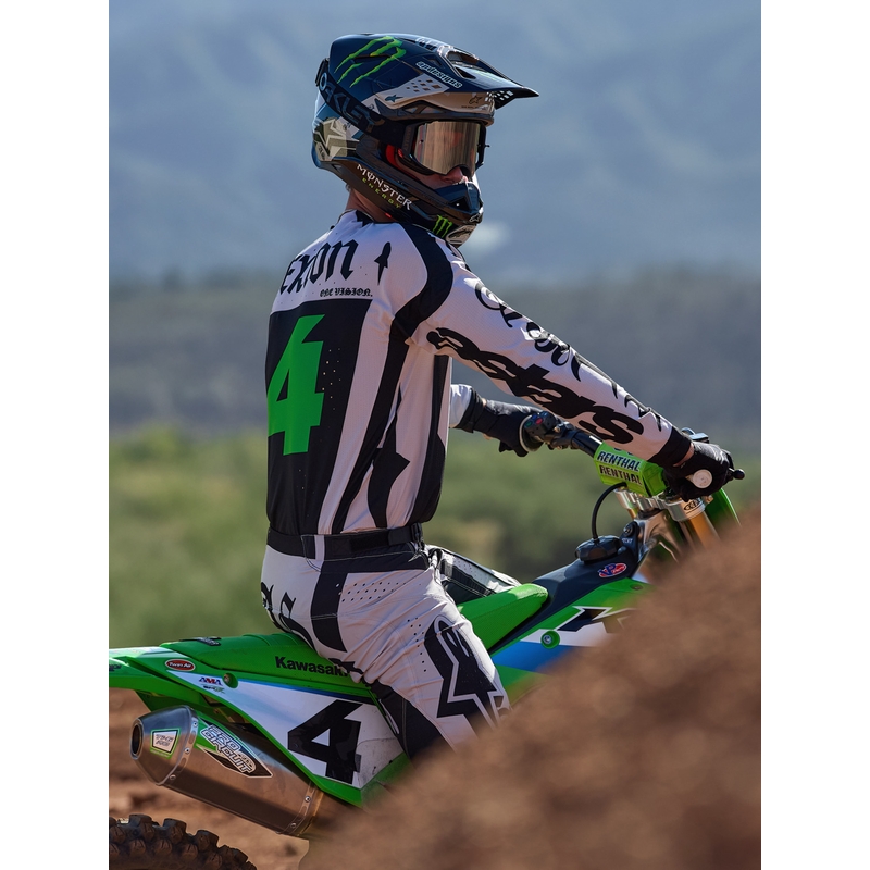 Alpinestars Techstar piiratud väljaande motokrossisärk Wolf Dust liiva-must