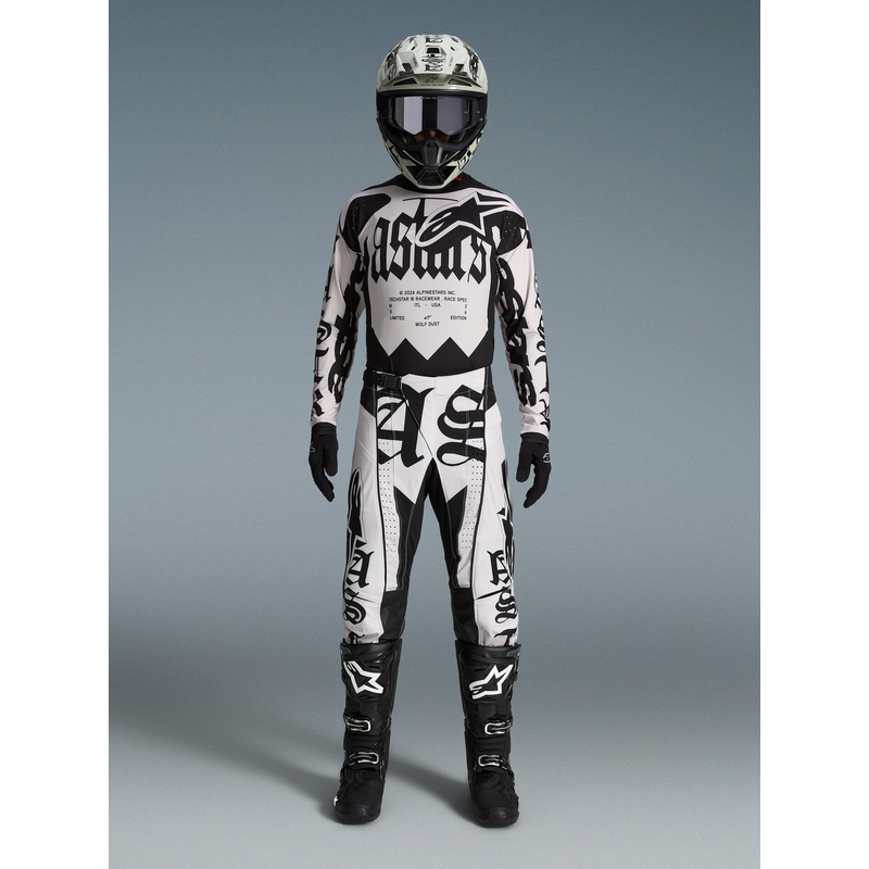 Alpinestars Techstar piiratud väljaande motokrossisärk Wolf Dust liiva-must