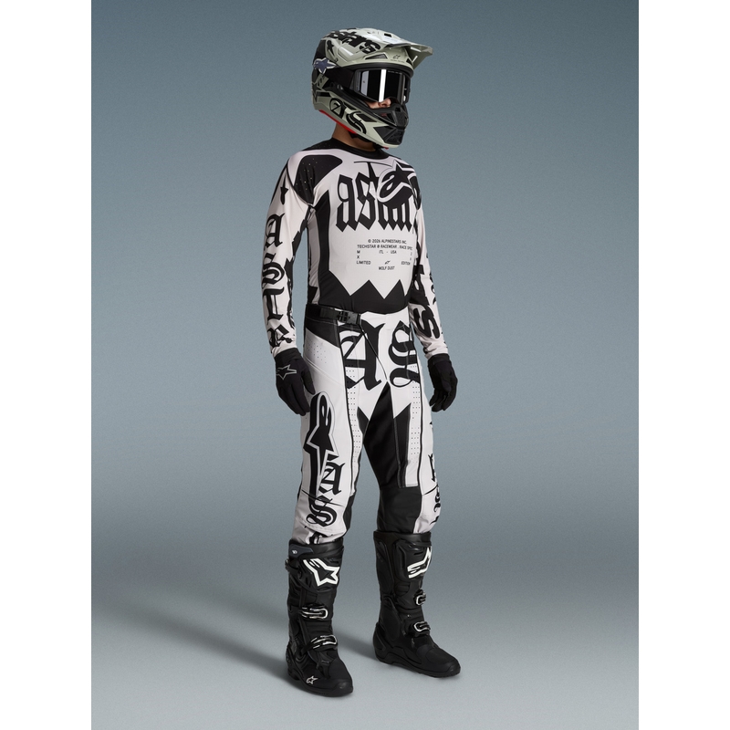 Alpinestars Techstar piiratud väljaande motokrossisärk Wolf Dust liiva-must