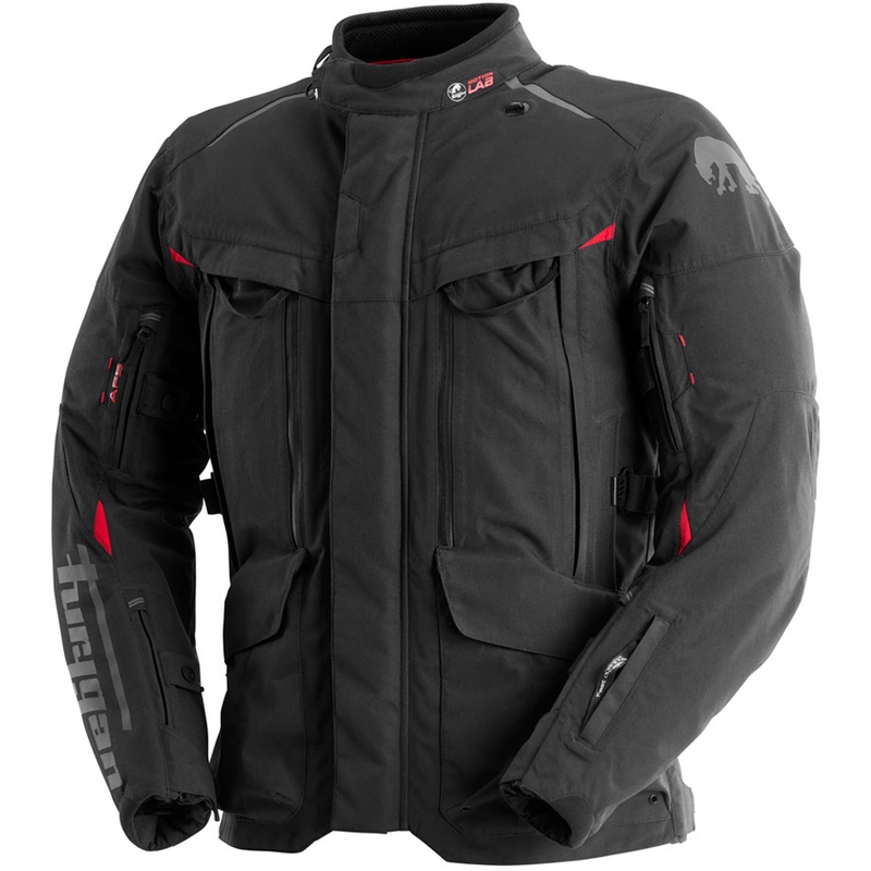 Furygan CHALLENGER 3C PRIMALOFT® mootorratta jope must-punane