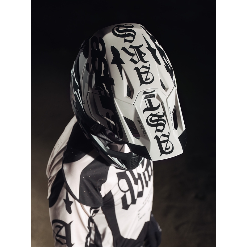 Alpinestars Supertech S-M7 limiteeritud väljaande motokrossikiiver Wolf Dust liiva-must