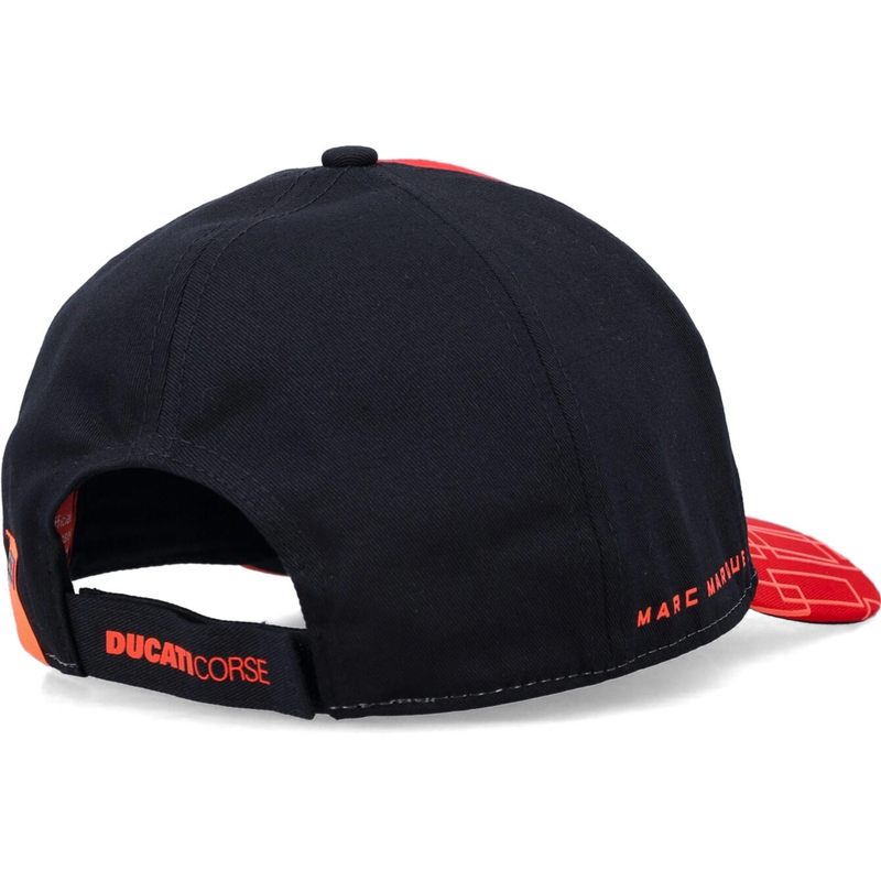 Ducati Corse Marc Marquez 93 Box Logo nokamüts must-punane