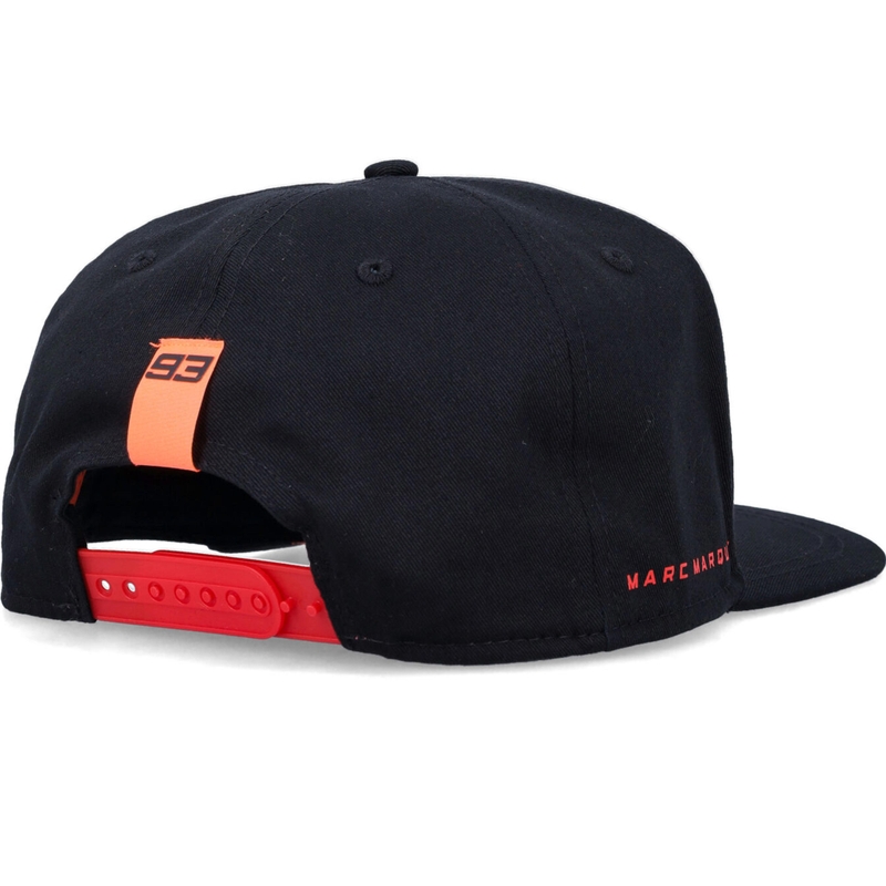 Ducati Marc Marquez Flat Cap 93 punased ristkülikud mustad