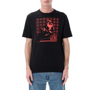 Ducati Marc Marquezi korduva logoga T-särk must