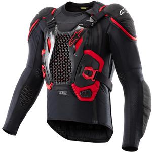 Alpinestars TECH-AIR®OFF-ROAD süsteemiga mootorratta turvapadjavest must-punane