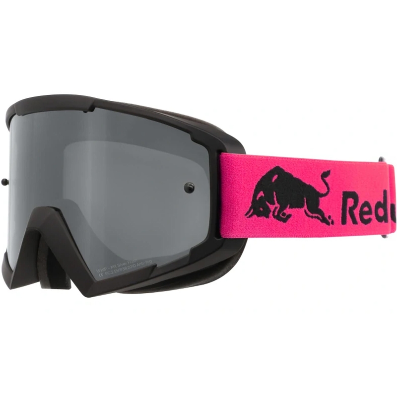 Red Bull Spect Whip motokrossiprillid mustad hõbedase läätsega