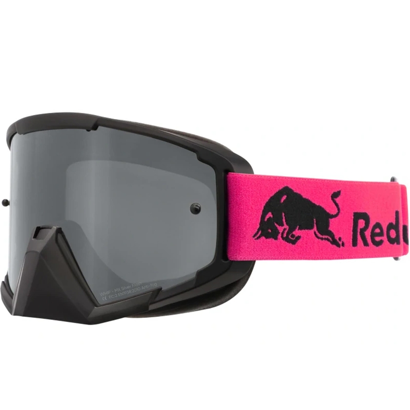 Red Bull Spect Whip motokrossiprillid mustad hõbedase läätsega
