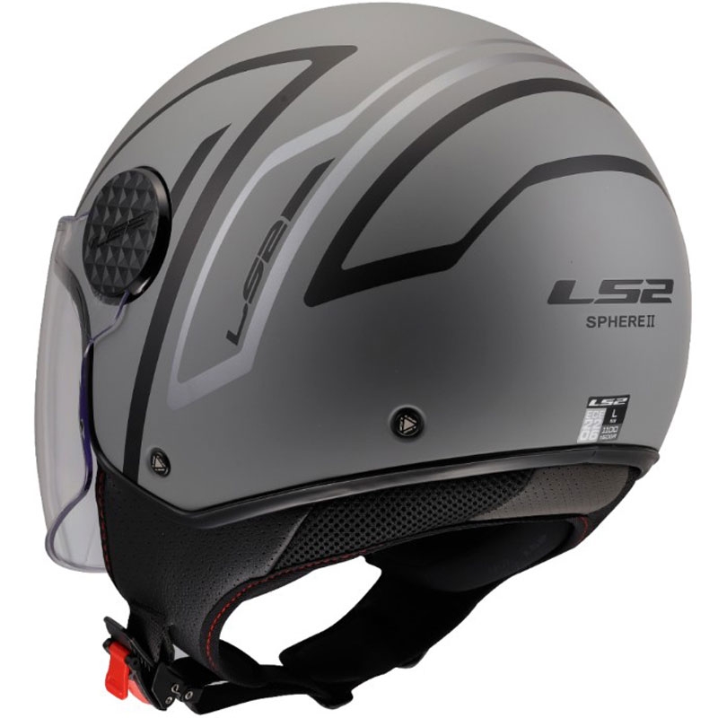 Avatud mootorrattakiiver LS2 OF558 Sphere Lux II Minimum must-hall