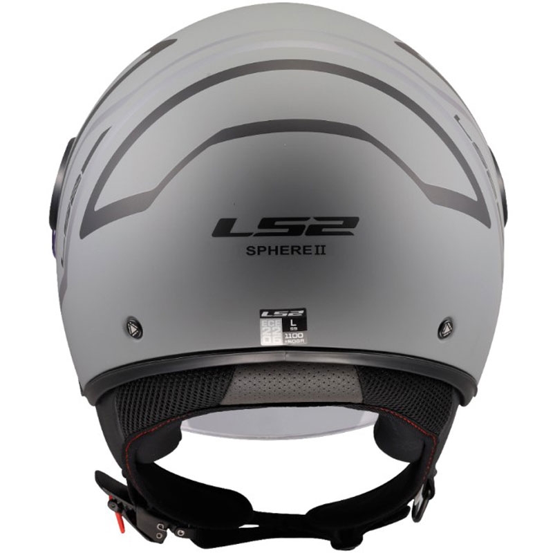 Avatud mootorrattakiiver LS2 OF558 Sphere Lux II Minimum must-hall