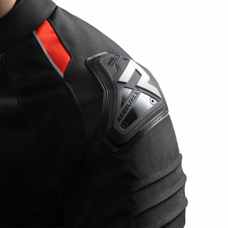 Rebelhorn Vandal 2 Air mootorratta jope must-punane