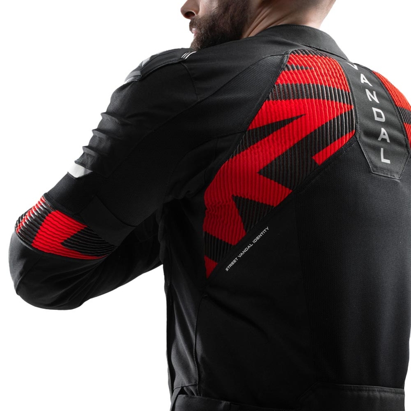 Rebelhorn Vandal 2 Air mootorratta jope must-punane