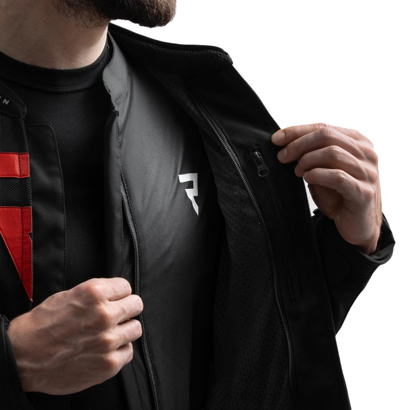 Rebelhorn Vandal 2 Air mootorratta jope must-punane