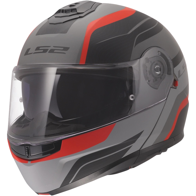 Kiiver LS2 FF908 Strobe II Monza matt must-hall-punane