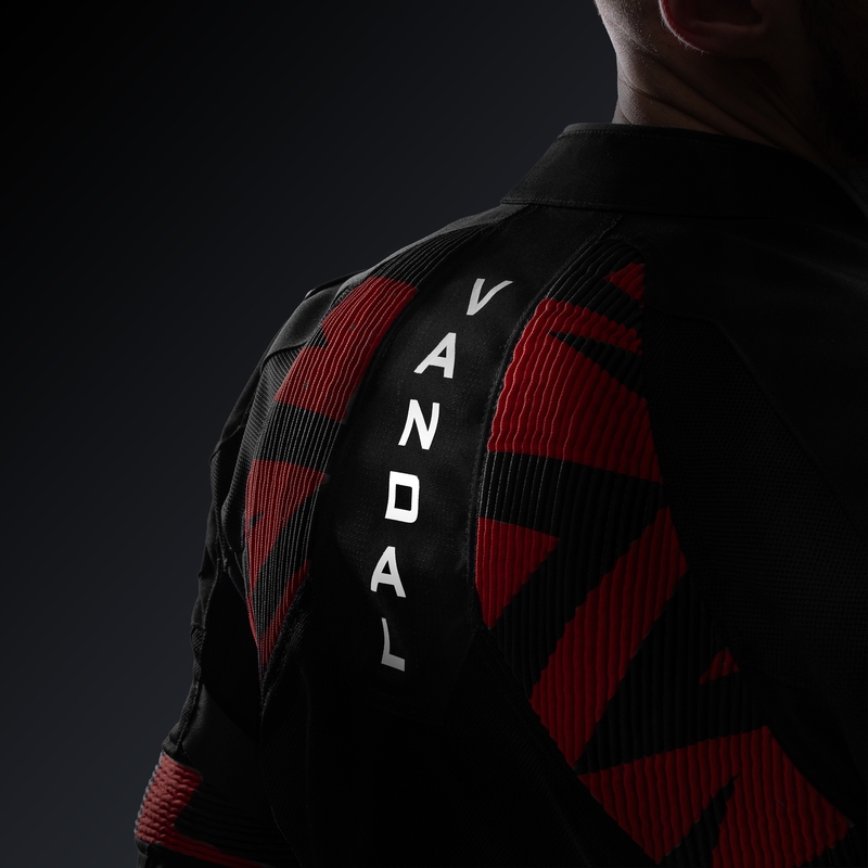 Rebelhorn Vandal 2 mootorratta jope must-punane