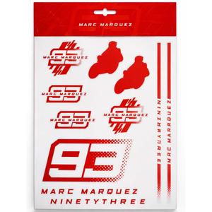 Ducati Marc Marquez Big Stickers MM93 punased