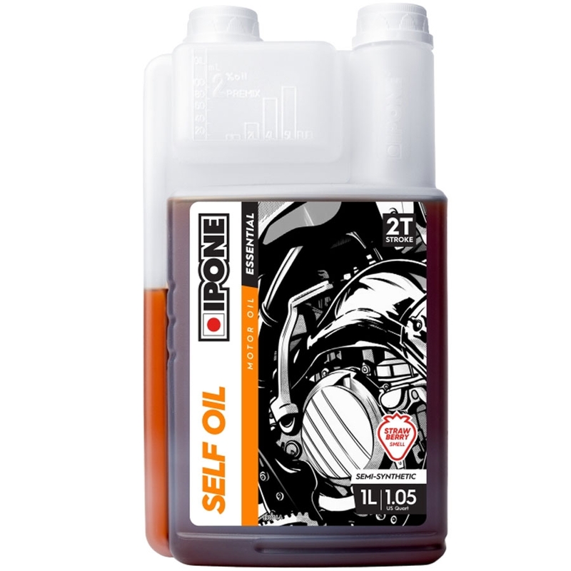 Bensiiniõli Ipone Self Oil 2T dosaatoriga 1 l maasika