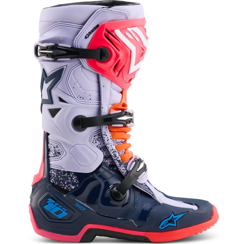 Alpinestars TECH 10 Limited Edition Records motokrossisaapad mustad