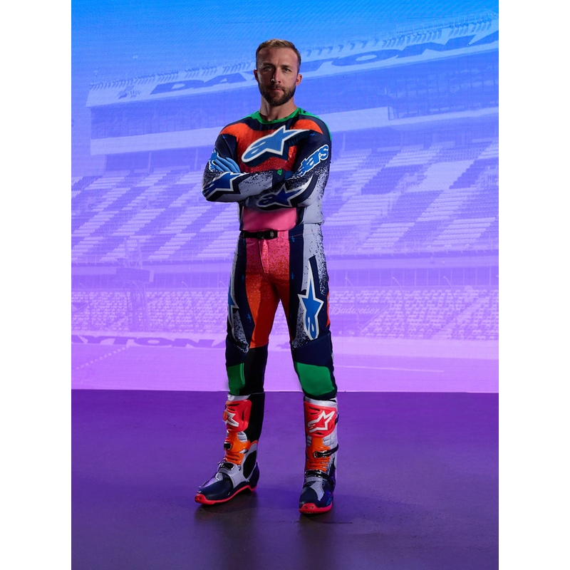 Alpinestars TECH 10 Limited Edition Records motokrossisaapad mustad