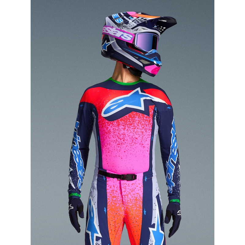 Alpinestars Supertech Limited Edition Records motokrossisärk - hall