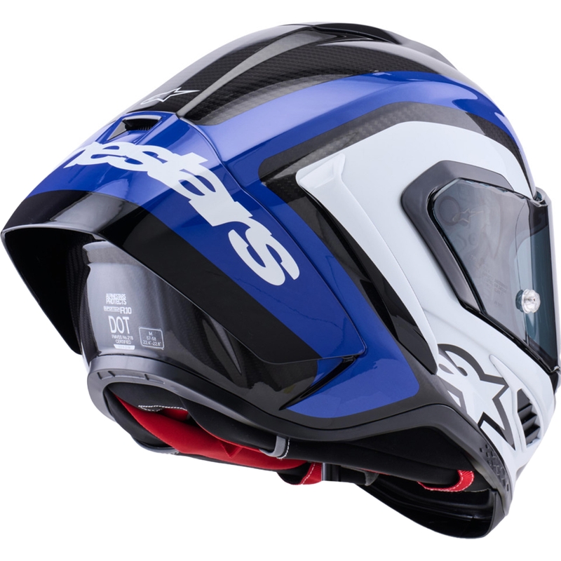 Alpinestars Supertech R10 Arius täismaskiga mootorrattakiiver must-sinine-valge