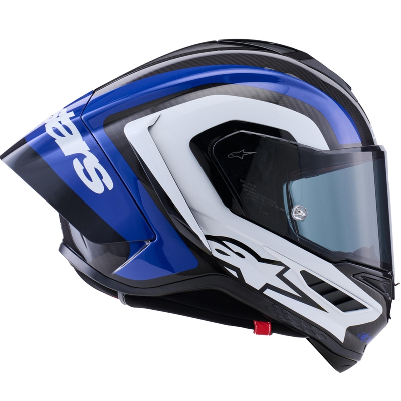 Alpinestars Supertech R10 Arius täismaskiga mootorrattakiiver must-sinine-valge