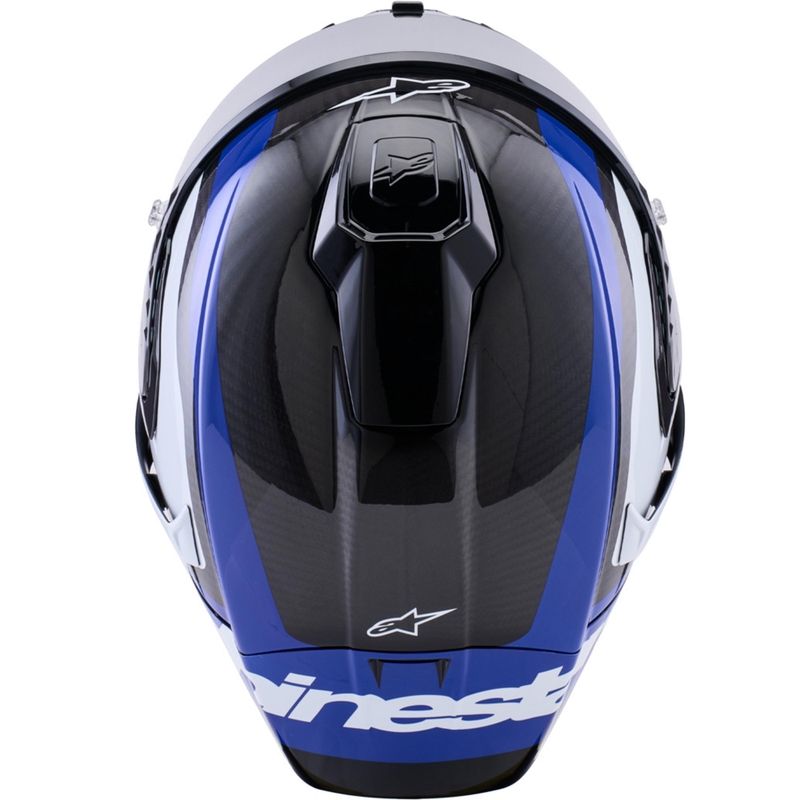 Alpinestars Supertech R10 Arius täismaskiga mootorrattakiiver must-sinine-valge