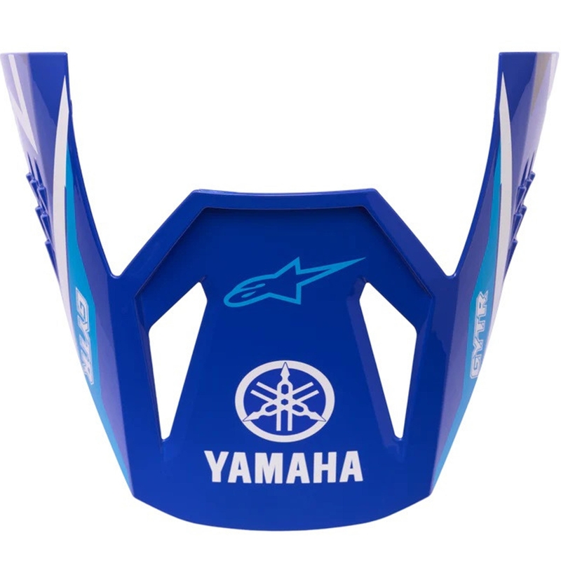 Alpinestars S-M3 Yamaha kollektsiooni mootorrattakiivri visiir sini-valge