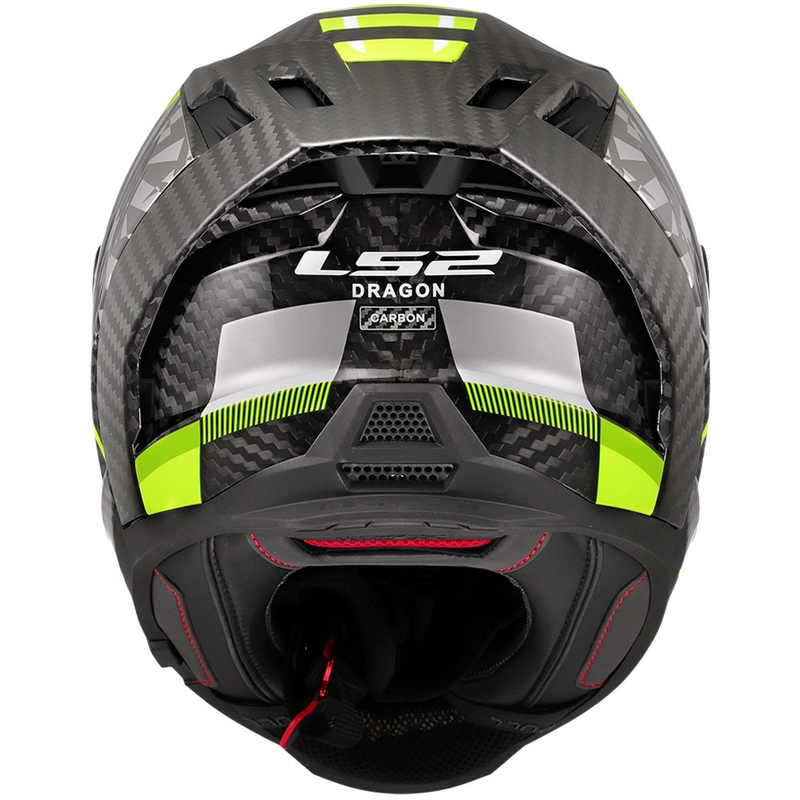 Integreeritud mootorratta kiiver LS2 FF807 Dragon Trax fluo kollane