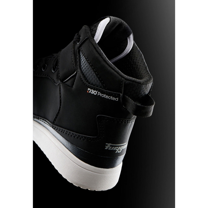 Furygan Tarmac D3O® mootorrattasaapad mustvalged