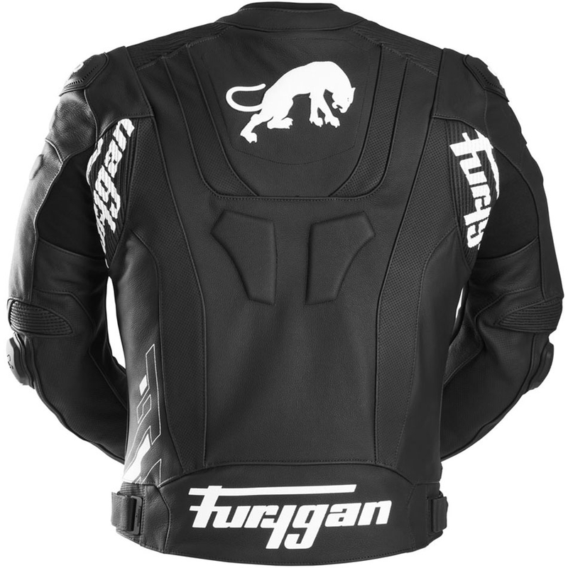 Furygan Raptor Evo 3 nahkjakk must-valge