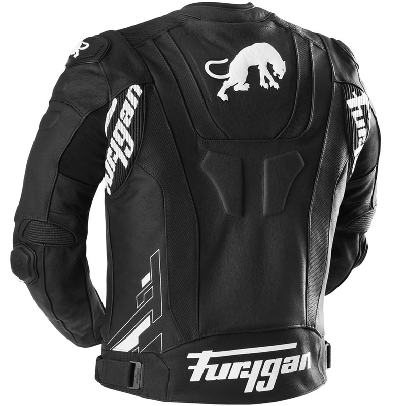 Furygan Raptor Evo 3 nahkjakk must-valge
