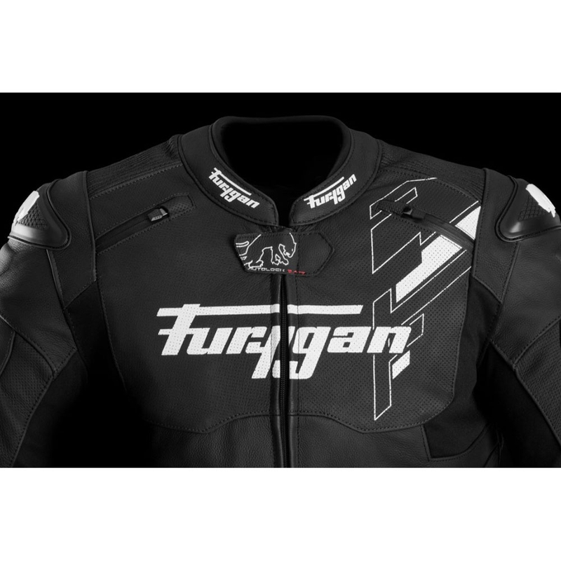 Furygan Raptor Evo 3 nahkjakk must-valge