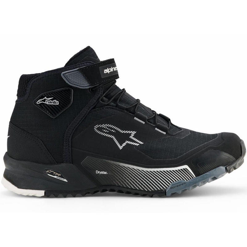Alpinestars Stella CR-X Drystar naiste mootorrattasaapad must-hall-valge