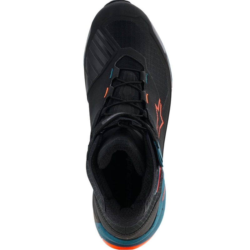 Alpinestars CR-X Drystar mootorrattasaapad must-sinine-oranž